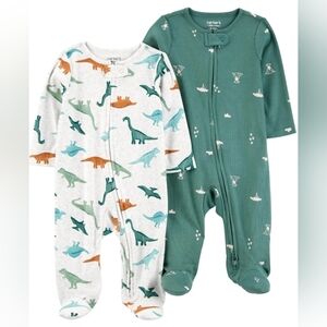 Carter's Baby Dino Sleepers (4pk)
